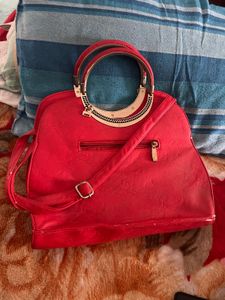 Red shoulder Bag