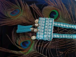 Beautiful And Elegant Sky Blue Long Necklace