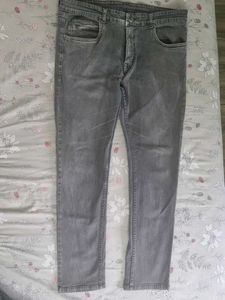 Gray Denim Jeans