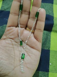 Green Beaded Necklace