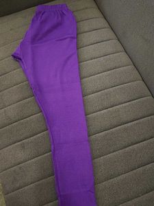 G-Knit Purple Leggings