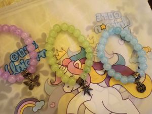 Beaded Charm Bracelet Set