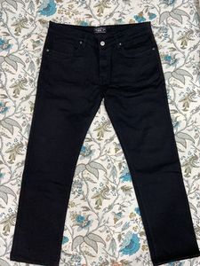 Black Straight Leg Jeans