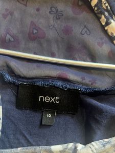 Next Floral Semi-Sheer Blouse