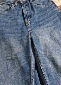 Wide Leg Denim Jeans