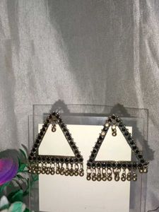 Triangle Jhumka Earrings
