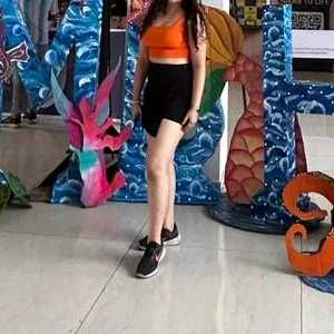 Tangy Orange Summer Tank Crop Top