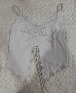 White Spaghetti Strap Top