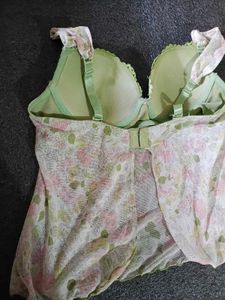Floral Lace Bra Top(Bust-36)