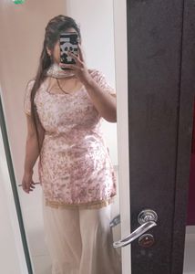 Grara Suit With Full Embroidery Work