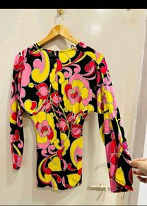 Beautiful Floral Print Top