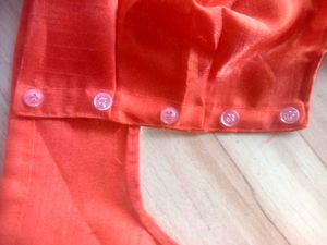 Orange Sari Blouse