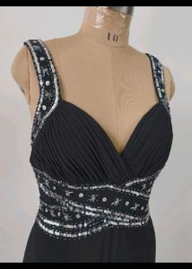 Black Embellished Gown