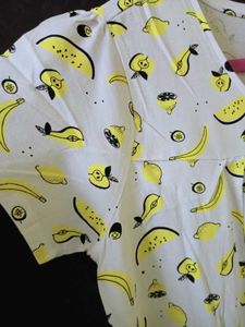 🍋Cute Fruit Design Short Nightdress🍋