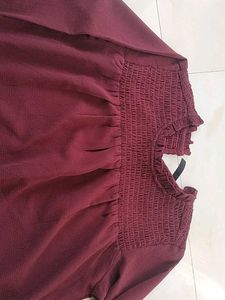 Maroon Top