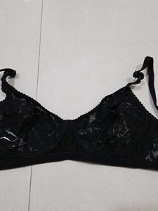 Black Lace Bra