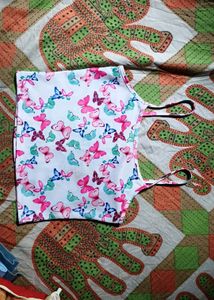 Butterfly Print Top