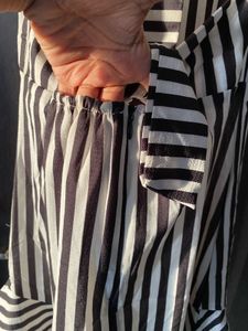 Striped Patterned Back Dress ❤️