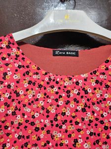 Zara Basic Floral Dress