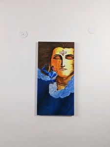 Lord Shiva & His Worshiper Painting