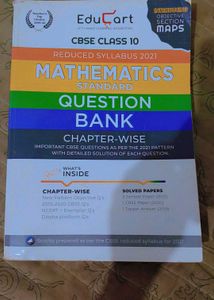 Class 10th Mathematics Standard Question Bank.