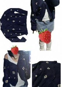 Floral Navy Cardigan