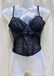 24137. Black Lace Bustier Corset