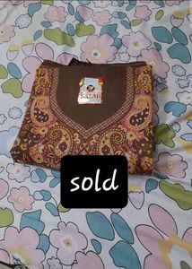 Sold Now... Brown Pashmina Suit