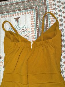 Shoulder Straps Basic  Jumpsuit