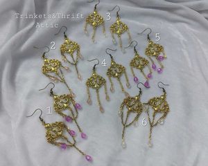 Ethereal Sun Princess's Fantasy Treasure Earrings