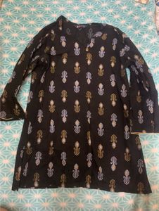 Elegant Black Printed Kurti ₹149 only