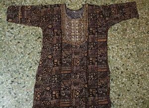 Brown Patterned Tunic