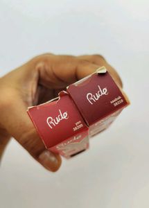 Set Of 2 | Rude Cosmetics Lip Lacquer