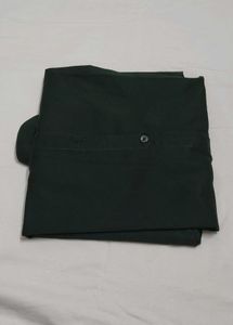 Dark Green Button-Down Shirt