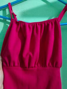 Chic Hot Pink Bodycon Mini Dress