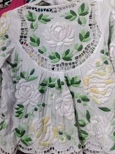 Embroidered Floral Blouse