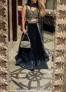 Black Jimmy Choo Lehenga