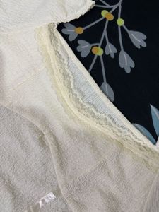 Lace Trim Crop Top