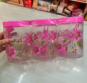One Set Of 3pcs Container