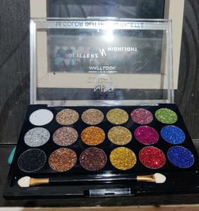 Glitter Eyeshadow Palette – 18 Shades
