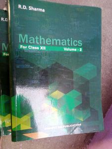 RD Sharama Class 12th Matchmatics Book Set Of 2