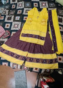 Net Kurti With Short Plazo
