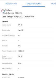 Bajaj Table Fan...........Bbbm