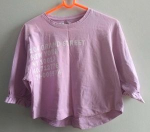 Pink Crop Tee