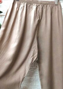 Beige Casual Pants