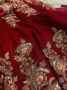 Red Embroidered Lehenga Choli