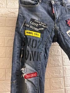 Denim Grey-Blue Funky Mens Jeans