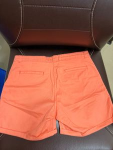 Tailored Coral Summer Shorts
