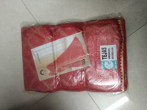 Foil Print Saree