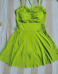 Green Padded Dress💚